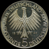 LaZooRo: Germany 5 Mark 1964 J PROOF Gottlieb Fichte - Silver - Commemorations