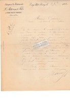 91 - EVRY PETIT BOURG - Entreprise De Bâtiments L.Paternot Fils -  Lettre De 1886 ?    ( Rare ) - 1800 – 1899