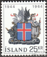 Island 380 (kompl.Ausg.) Postfrisch 1964 Wappen - Ungebraucht