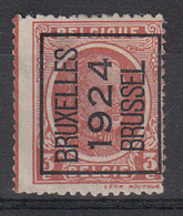 BELGIË - PREO - 1924 - Nr 98A (met Kleurstreep)  (BRUXELLES 1924 BRUSSEL) - (*) - Tipo 1922-31 (Houyoux)