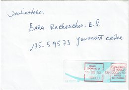 LCA7- VIGNETTE DE DISTRIBUTEUR MONACO CONDAMINE 11/5/1993 - Storia Postale