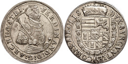 124 Taler, O.J. (1564-1595), Ferdinand II., Hall, Dav. 8097, Vz+. - Austria