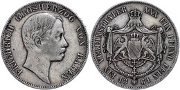 155 Taler, 1861, Friedrich I., AKS 123, J. 79, Kl. Rf., Ss.  Ss - Sonstige & Ohne Zuordnung