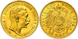 262 10 Mark, 1898, Wilhelm II., Ss., Katalog: J. 251 Ss - Other & Unclassified