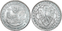 373 3 Reichsmark, 1931, Magdeburg, Etwas Grünspan, Vz., Katalog: J. 347 Vz - Sonstige & Ohne Zuordnung