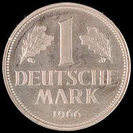 396 1 Mark, 1966, Prägebuchstabe G, PP., Katalog: J. 385 PP - Other & Unclassified