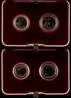 610 Set Zu 1/2 Und 1 Sovereign, Gold, 2005, Fb. 483 Und 482, In Ausgabeschatulle Und Mit Zertifikat Der British Royal Mi - Autres & Non Classés