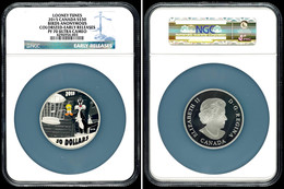 668 30 Dollars, 2015, Looney Tunes-Birds Anonymous, In Slab Der NGC Mit Der Bewertung PF70 Ultra Cameo, Colorized Early  - Canada