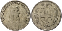 826 5 Franken, 1923, HMZ 2-1199c, Kl. Rf., Vz.  Vz - Other & Unclassified