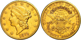 856 20 Dollars, Gold, 1879, Liberty Head, Mzz S San Francisco, Fb. 178, Ss.  Ss - Altri & Non Classificati