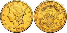 856 20 Dollars, Gold, 1879, Liberty Head, Mzz S San Francisco, Fb. 178, Ss.  Ss - Sonstige & Ohne Zuordnung