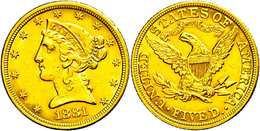 858 5 Dollars, Gold, 1881, Liberty Head, Philadelphia, Fb. 143, Wz. Rf., Ss+. - Altri & Non Classificati