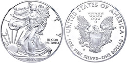 960 1 Dollar, 2015, W, Silver Eagle, In Slab Der NGC Mit Der Bewertung PF70 Ultra Cameo, Chicago ANA, ANA Label. - Altri & Non Classificati
