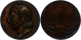 1049 Frankreich, Bronzemedaille (56,04 G, 51 Mm),1842, Von E. Rogat, Auf Den Advokat Louis Marie De Cormenin. Av: Kopf N - Sonstige & Ohne Zuordnung