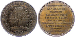 1077 Frankreich, Bronzemedaille (Dm. Ca. 51mm, Ca. 63,90g), 1878. Av: Globus Darum Kranz, Darum "CONGES INTERNATIONAL DE - Sonstige & Ohne Zuordnung