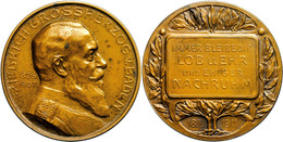 1115 Baden, Friedrich I., Bronzemedaille (25,36g, Durchmesser Ca. 40mm), 1911, Von R. Mayer, Auf Das 40jährige Jubiläum  - Sonstige & Ohne Zuordnung