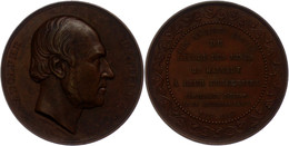 1124 Belgien, Bronzemedaille (Dm. Ca. 55mm, Ca. 80,97g), Von L. Wiener, Auf Adolphe Devillez. Av: Kopf Nach Rechts, Daru - Sonstige & Ohne Zuordnung