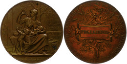1125 Frankreich, Bronzemedaille (Dm. Ca. 67,02g, Ca. 131,17g), O.J., Von J. C. Chaplain. Av: Stillende Mutter Mit Knaben - Sonstige & Ohne Zuordnung