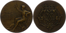 1182 Belgien, Bronzemedaille (Dm. Ca. 41,50mm, Ca. 43,72g), O.J., Von Rasumny. Av: Sitzende Weibliche Gestalt Mit Zweig  - Autres & Non Classés