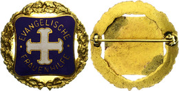 1405 Evangelische Frauenhilfe, Goldene Ehrennadel., Katalog: Hüs.9110h II - Other & Unclassified