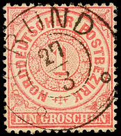 1779 "GRUND" - Schwarzer K2 Mit Ringeln, Zentrisch Auf NDP 1 Gr., Katalog: NDP16 O - Hannover