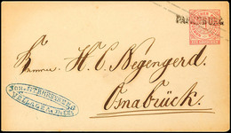 1810 "PAPENBURG" Schwarzer L1 Auf NDP-Ganzsachenumschlag 1 Gr. Mit Firm-Absenderstempel Von Vellage A. D. E. Nach Osnabr - Hanover