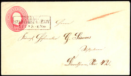 1871 "BERLIN STADTPOST-EXP.XIV 1/1" - Ra3, KBHW 151, Klar Auf GS-Umschlag 1 Sgr. Als Neujahrs-Ortsbrief, Katalog: U17A B - Sonstige & Ohne Zuordnung