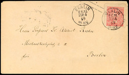 1904 "BERLIN P.E.10. 23/4 69" - K1, KBHW 348 B, Klar Auf NDP GS-Umschlag 1 Gr. Rosa A. Preußen 1 Sgr. Rosa, Kleines Form - Sonstige & Ohne Zuordnung