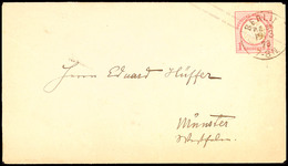 1907 "BERLIN P.E.35. 19/3 73" - K1, KBHW 567 B (40 Punkte), Klar Auf GS-Umschlag 1 Gr. Großer Schild Nach Münster/Westfa - Autres & Non Classés