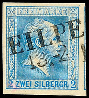 2117 "EILPE" - L2, OPD Arnsberg, Herrlich Klar Und Zentrisch Auf Breit/überrander 2 Sgr. Kopfausgab. Ein Kleines Rotes S - Autres & Non Classés