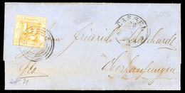 2637 "14" (große Ziffern) Nebst K1 "CASSEL 28/3 (1867)" Mit Kringeln Auf 1/2 Sgr. IV.Ausgabe Mit Allseits Vollständigem  - Other & Unclassified