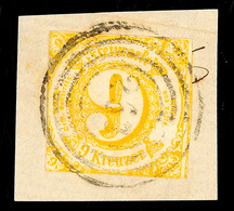 2782 "267" - THEMAR, Zentrisch Auf Briefstück 9 Kr. Gelb Im Taxisschnitt, Katalog: 23II BS - Other & Unclassified