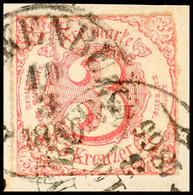 2855 "BLANKENBURG 10 3 1866" - K1 Mit Jahreszahl, Fürstentum Schwarzburg-Rudolstadt, Zwei Teilabschläge Auf Briefstück 3 - Autres & Non Classés