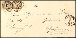 2978 "CASSEL 31/12 (1870)" - K1 Mit Kringel, Auf NDP-Dienstbrief 1/2 U. 1 Gr. über Nenndorf Nach Großnenndorf, Katalog:  - Sonstige & Ohne Zuordnung