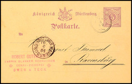 3334 "OWEN 10 5 87" - K3, Auf GS-Postkarte 5 Pfg Nach Braunschweig, Katalog: P26 BF - Altri & Non Classificati