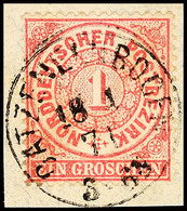 3382 "CATZENELNBOGEN 18 1 71", Ablöser-K1, Vollständiger Abschlag Auf Briefstück 1 Gr., Katalog: 16 BS - Other & Unclassified