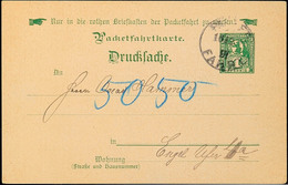 3433 BERLIN PACKETFAHRT, Drucksachen-GS-Postkarte 1 Pfg Mit Rückseitigem Zudruck "Internationaler Postwertzeichen-Händle - Altri & Non Classificati