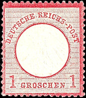 3508 1 Groschen Karmin, Kleiner Schild, Tadellos Ungebraucht Mit Originalgummierung, Fotobefund Krug BPP (2013): "in Ein - Other & Unclassified