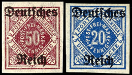 4298 5 Pf - 50 Pf Ungezähnt, Mit Beiden 20 Pf. 55XU Und 55YU, Tadellos Postfrisch Und Allseits Breitrandig, Mi. 1.650.-, - Altri & Non Classificati