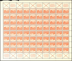 4332 Nothilfe 1932, 12 Pfg Markenheftchenbogen Komplett Postfrisch, Mittig Senkrecht Gefaltet, Mängel Im Unterrand, Mi.  - Autres & Non Classés