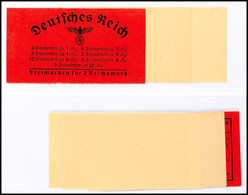 4368 Hindenburg 1939, ONr. 9, Heftchendeckel Mit Zwischenblättern, Katalog: MH38.1 - Carnets