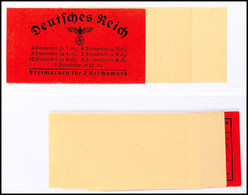 4368 Hindenburg 1939, ONr. 9, Heftchendeckel Mit Zwischenblättern, Katalog: MH38.1 - Libretti