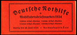 4371 Stände 1934, Markenheftchendeckel Seite 1/4 Und Zwischenblatt, Katalog: MH40 - Libretti