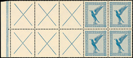 4419 Flugpost 1931, 20 Pf. Heftchenblatt Postfrisch (zwischen Feld 7 Und 8 Etwas Angetrennt), Mi. 500,-, Katalog: HBl.49 - Autres & Non Classés