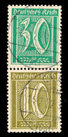 4469 30 + 10 Pfg Ziffern 1921, Gestempelt, Gepr. Infla, Fotobefund Dr. Oechsner BPP: "einwandfrei", Mi. 150.-, Katalog:  - Autres & Non Classés