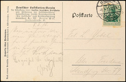 4702 Deutscher Luftflotten-Verein, Fünf Verschiedene Mehrfarbige Litho-Ansichtskarten Mit Zeppelin-Darstellungen, Davon  - Autres & Non Classés