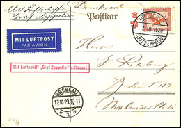 4705 Schlesienfahrt, Bordpost Mit Stempelirrtum 7.10. Und Ak.-Stempel Breslau, Karte Mit Einzelfrankatur 50 Pfg Adler Mi - Altri & Non Classificati