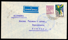 4728 1933, 4. SAF, Brasilianische Post, Brief Mit Blauem Bestätigungsstempel, Katalog: Si.224A BF - Autres & Non Classés