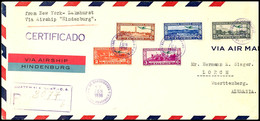 4749 1936, 3. Nordamerikafahrt, Zuleitung Aus Guatemala Ohne Sonderstempel, Beidseitig Frankierter R-Brief Vom 17.6.1936 - Other & Unclassified