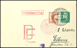 4792 1930, D. Europa 8.10., Umschlag Mit Dt. Seepostaufgabe Vom 4.10. Und Sonder-Cachet Via Berlin Mit Flugpost-Best.-St - Sonstige & Ohne Zuordnung